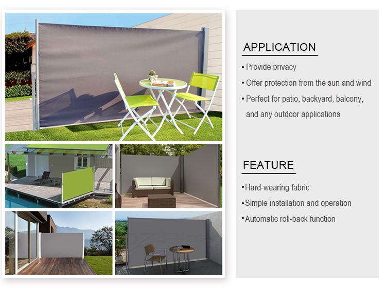 Commercial Double Side Retractable Side Awning