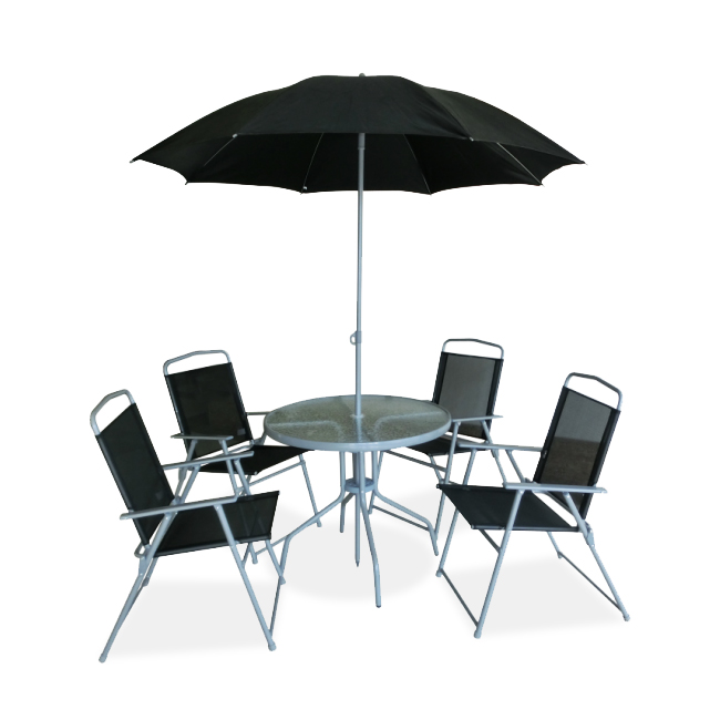 Modern Round Patio Table and Chairs