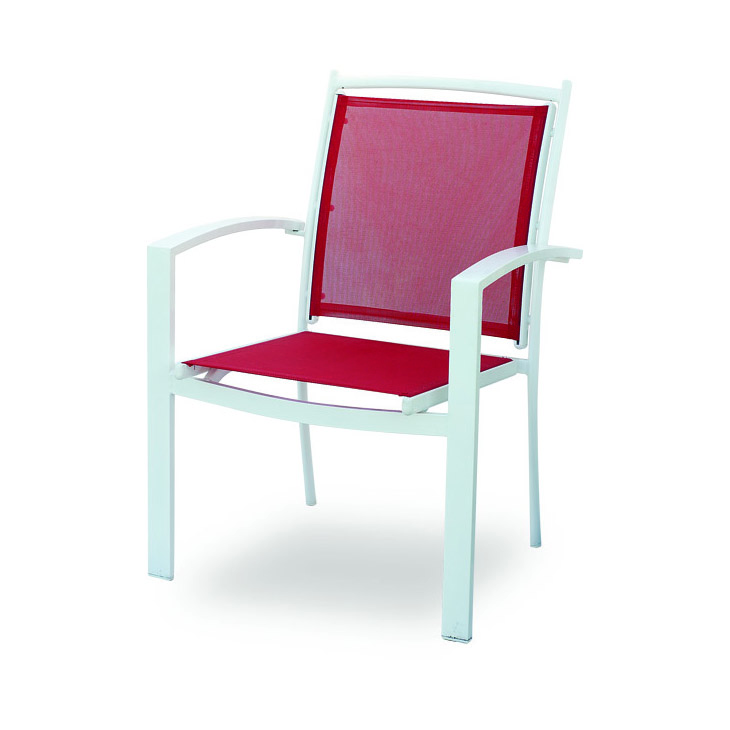 Modern Alu Stacking Aluminium Aluminum Outdoor Dining Garden Chair