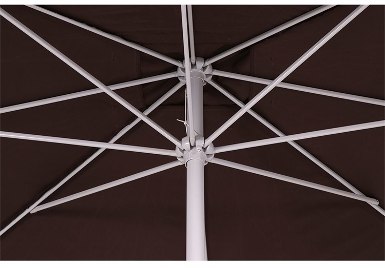 Outdoor Jardin Sun Square Rectangular Aluminum Garden Patio Umbrellas Parasol
