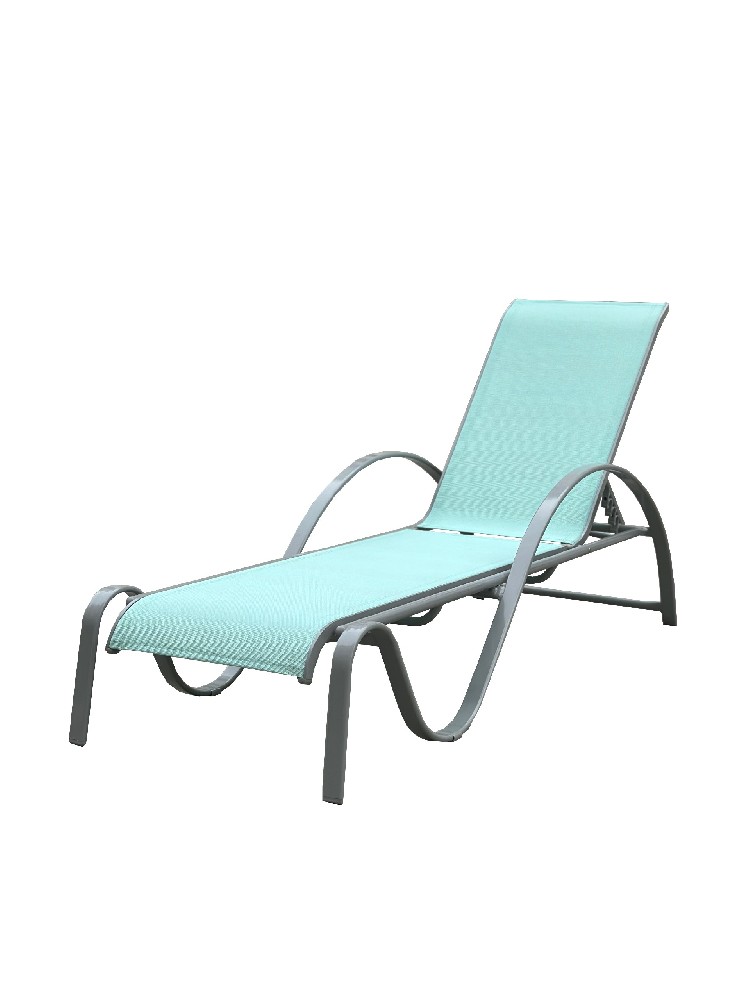 Modern Aluminium Metal  Furniture Adjustable Hotel Swimming Pool Beach Patio Garden Sun Lounger Sunbed Outdoor