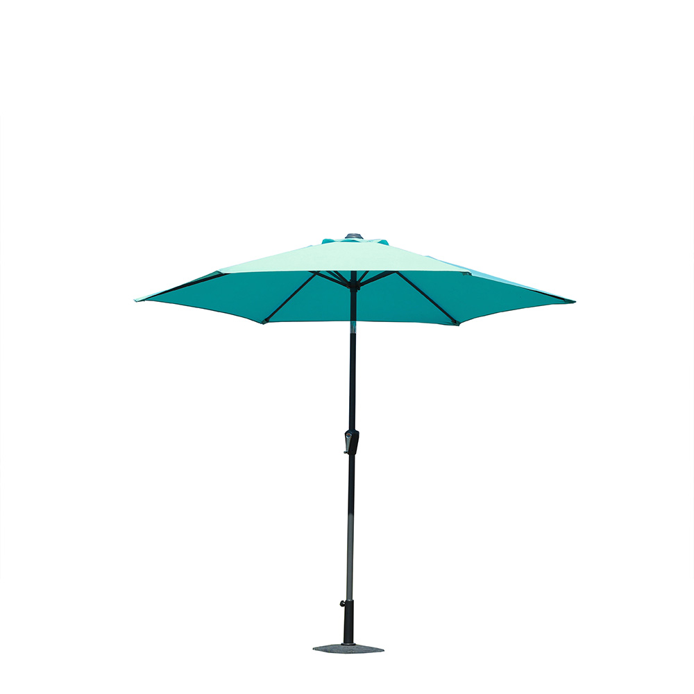 Cheap Outdoor Steel Sun Garden Patio Umbrellas Backyard Deck Umbrella Parasol Dia.3M With Crank
